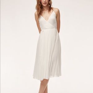 NWT Aritzia Beaune White Midi Dress